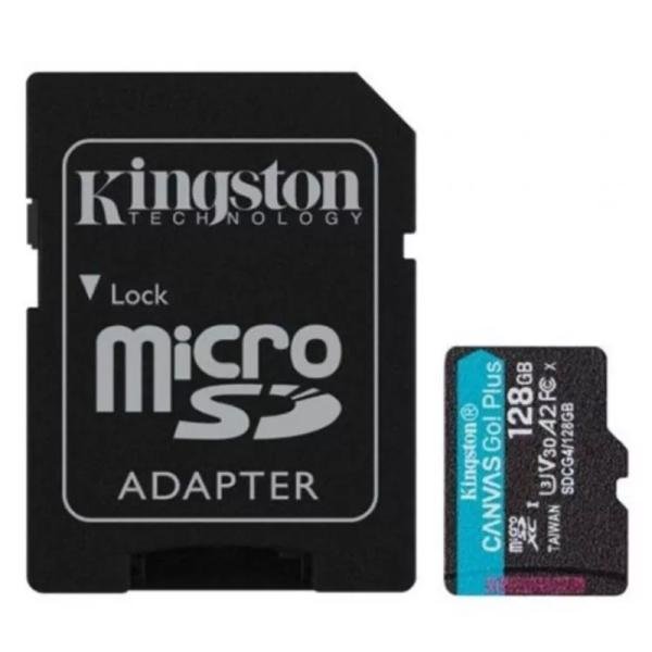 Memoria Micro SD Kingston 128GB Clase10 UHS-I V30 200Mbs/100Mbs para uso general