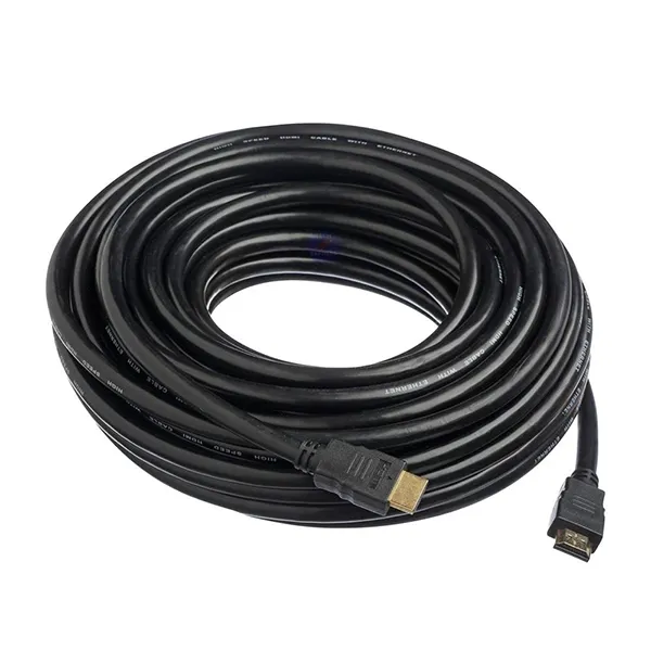 Cable HDMI de alta velocidad 4K - 20 Metros de largo color negro