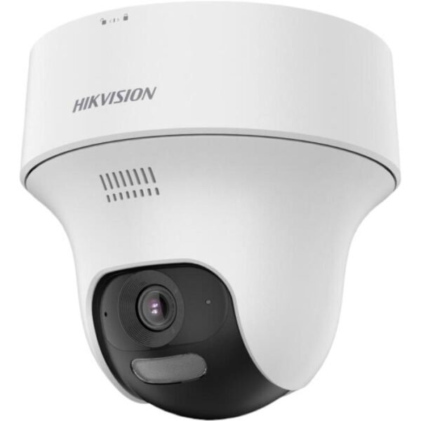 Cámara IP WiFi HikVision Domo PT 4MP, Compatible con Wi-Fi 6, IR 20m, luz blanca 15m, Micrófono y altavoz incorporados --- DS2CV1F43G2-LIDWF