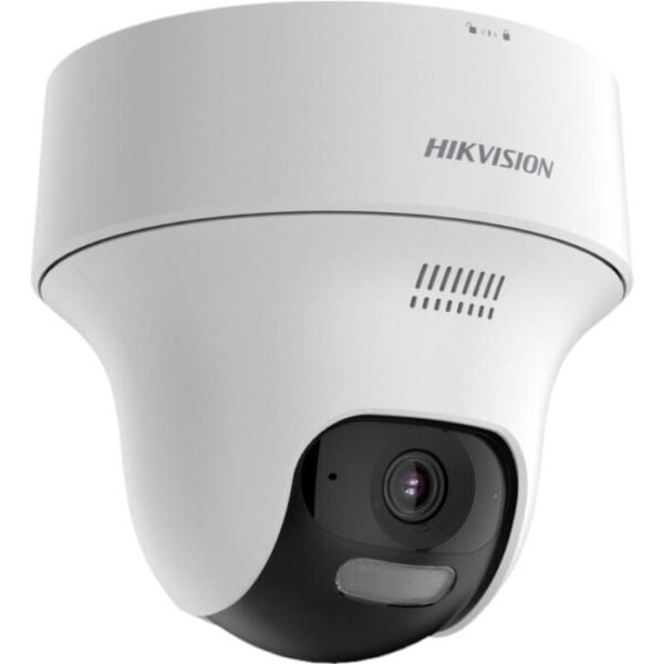 Cámara IP WiFi HikVision Domo PT 4MP, Compatible con Wi-Fi 6, IR 20m, luz blanca 15m, Micrófono y altavoz incorporados --- DS2CV1F43G2-LIDWF
