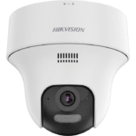 Cámara IP WiFi HikVision Domo PT 4MP, Compatible con Wi-Fi 6, IR 20m, luz blanca 15m, Micrófono y altavoz incorporados --- DS2CV1F43G2-LIDWF