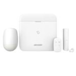 Kit de Alarma Inalámbrico AX PRO soporta hasta 48 Zonas, conexión WIFI/LAN, Slot de SIM 3G/4G, incluye batería de respaldo, compatible con los accesorios AX PRO --- DSPWA48KITWBLA