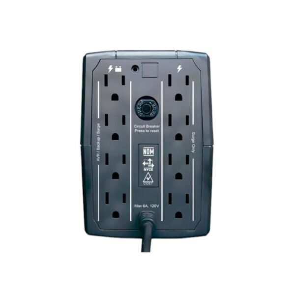 UPS CDP de 750VA / 375W con 8 tomacorrientes --- RUPR758