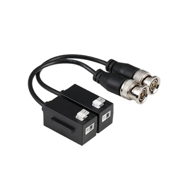 Balun pasivo de video transmisor para CCTV (el par)