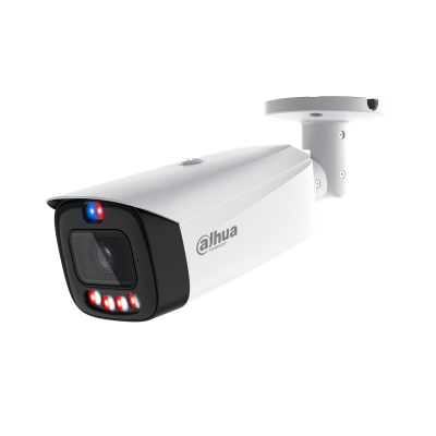 Cámara IP Dahua Wizcolor/WizSense TIOC Bullet 8MP Disuasión Activa 50M IP67 Exteriores --- IPC-HFW3849T1-AS-PV-PRO
