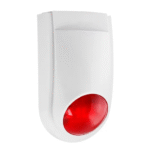 Sirena para exterior con luz estrobo roja 102 decibelios Marca Teklink --- WP-06