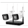 Kit de Cámaras IP WiFi HikVision 2 Cámara Bullet 2MP, 1 Grabador WiFi, Disco 512GB, Incluye Fuente y Cable RJ45 --- NKS422W0H