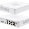 NVR HikVision de 8 canales, 1HDD, 60Mbps, resolución hasta 6MP, 8 puertos PoE, Audio. H.265+ --- DS7108NIQ1/8P