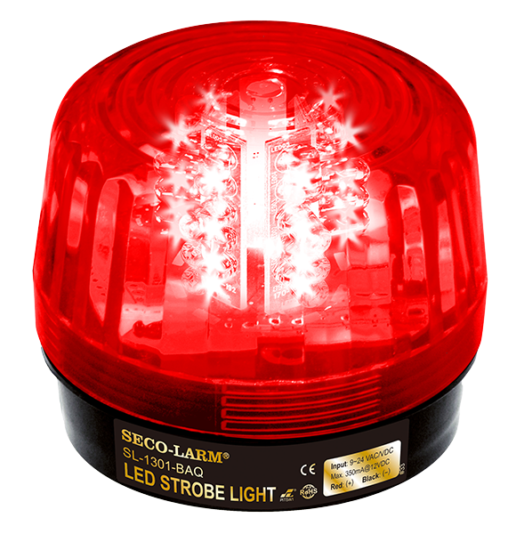 Luz estrobo color rojo de 32 LEDS, 12v, SECO-LARM --- SL-1301-BAQ/R