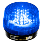 Luz estrobo color azul de 54 LEDS, sirena incorporada 100dB, 12v, SECO-LARM --- SL-1301-SAQ/B