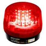 Luz estrobo color rojo de 54 LEDS, sirena incorporada 100dB, 12v, SECO-LARM --- SL-1301-SAQ/R
