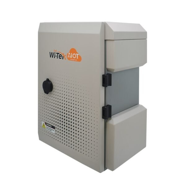Gabinete metálico para exteriores con protección IP66 e IK10, Med: 300*400*200mm, Smart IOT Box, Wi-Tek --- WI-IOTBOX01