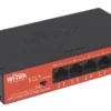 Switch PoE Wi-Tek, 4FE+2FE, CCTV+WatchDog, 40Watts de potencia, PoE extendido hasta 250M --- WI-PS205H-V2