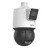 PTZ IP UNIVIEW con lente dual 4+4MP, Light Hunter, Zoom óptico 25X, IR 100m, con entradas y salidas de alarma y audio --- IPC94144SR-X25-F40C