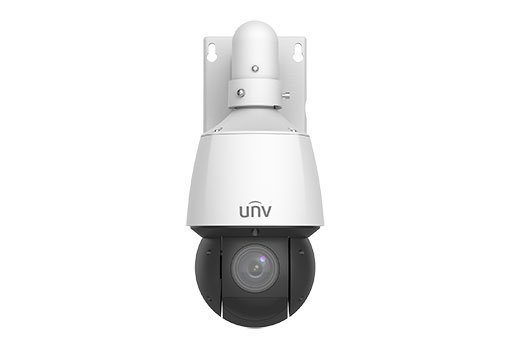 PTZ IP UNIVIEW 4MP, Light Hunter, Zoom óptico 25X, IR 100m, con entradas y salidas de alarma y audio, protección IK10, con Intrusión y Cruce de Líneas, IA conteo de personas --- IPC6424SR-X25-VF