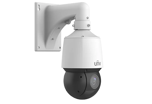 PTZ IP UNIVIEW 4MP, Light Hunter, Zoom óptico 25X, IR 100m, con entradas y salidas de alarma y audio, protección IK10, con Intrusión y Cruce de Líneas, IA conteo de personas --- IPC6424SR-X25-VF