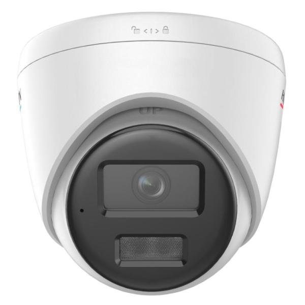 Cámara IP HikVision ColorVu Domo 2MP, micrófono integrado, protección IK08, IP67 --- DS-2CD1327G2H-LIU