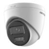 Cámara IP HikVision Domo 8MP, luz LED hibrida, micrófono integrado, IR 30m, PoE, IP67 --- DS-2CD1383G2-LIUF