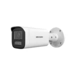 Cámara IP HikVision Bullet 6MP, lente Varifocal motorizado, luz LED hibrida, detección inteligente, micrófono integrado, PoE, IP67 --- DS2CD1663G2LIZU