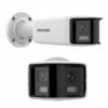 Cámara IP HikVision ColorVu Bullet 4MP, AcuSense (SMD), con doble lente angular 180 grados, sirenas de alarma/audio y luz estrobo, WDR, audio bidireccional, PoE, IP67 --- DS-2CD2T46G2P-ISU/SL