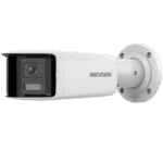 Cámara IP HikVision ColorVu Bullet 4MP, AcuSense (SMD), con doble lente angular 180 grados, sirenas de alarma/audio y luz estrobo, WDR, audio bidireccional, PoE, IP67 --- DS-2CD2T46G2P-ISU/SL