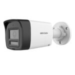 Cámara análoga HikVision Bullet 2MP, Alarma de audio y luz estroboscópica, sirena, audio bidireccional, IR 40m, IP67 para exteriores --- DS-2CE16D0T-LXTS