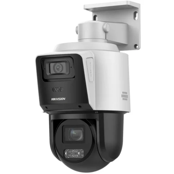 PTZ IP HikVision FlexVU 4MP, DarkFighter, AcuSense (SMD), Zoom óptico 4X & zoom digital 16X, IR 40m, PoE --- DS-2SE3C404MWG-E/14
