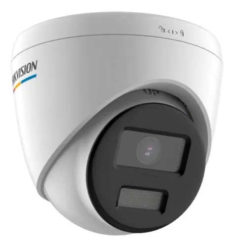 Cámara IP HikVision ColorVu Domo 2MP, micrófono integrado, protección IK08, IP67 --- DS-2CD1327G2H-LIU