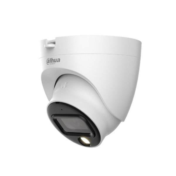 Cámara análoga Dahua Domo 2MP, Full Color, IR 20m, micrófono integrado, IP67 para exteriores --- HAC-HDW1239TLQN-LED