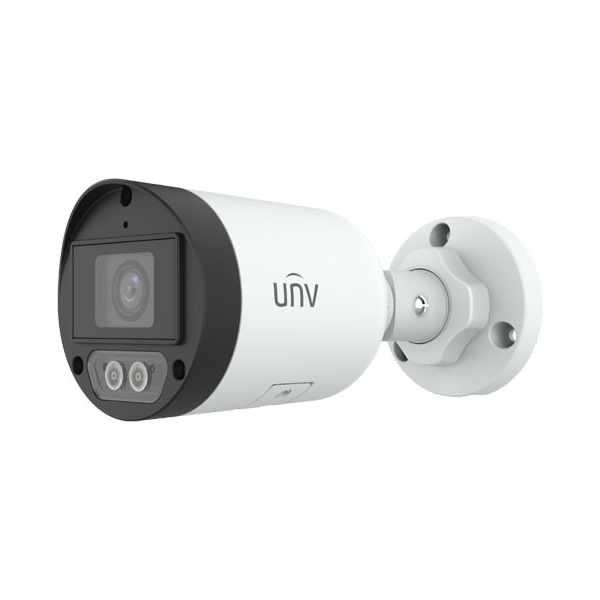 Cámara IP UNIVIEW Bullet 4MP, ColorHunter, PoE, WDR, audio bidireccional, IR 30m, IP67 --- IPC2124LE-ADF28K