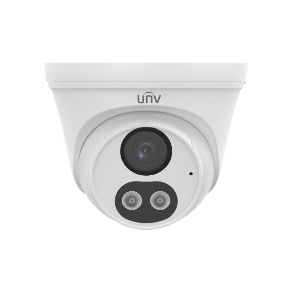Cámara IP UNIVIEW Domo 2MP, ColorHunter, PoE, WDR, audio bidireccional, IR 30m, IP67 --- IPC3612LE-ADF28KC-WL