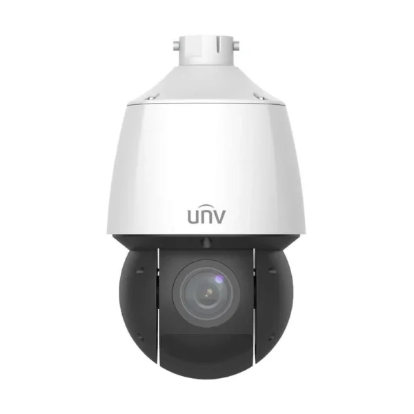 PTZ IP UNIVIEW 4MP, Light Hunter, Zoom óptico 25X, IR 100m, con entradas y salidas de alarma y audio, protección IK10, con Intrusión y Cruce de Líneas, IA conteo de personas --- IPC6424SR-X25-VF