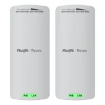 Antenas Punto a Punto Ruijie-Reyee para Exteriores, kit de 2 antenas emisor&receptor, transmite datos hasta 500m entre ambos puntos --- RG-EST100-E