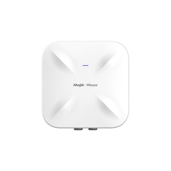 Access Point Ruijie-Reyee para Exteriores, WiFi6, diseño cuadrado, IP68. --- RG-RAP6260(G)
