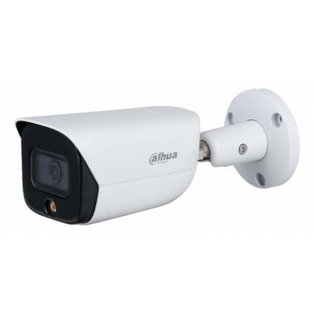 Cámara IP Dahua Bullet 4MP, Full Color, SMD Plus, Protección perimetral, PoE, entrada y salida de alarma, WDR, IP67 para exteriores --- IPC-HFW3449EN-AS-LED