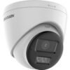 Cámara análoga HikVision Domo 2MP, ColorVu, Dual light, micrófono integrado, IP67 para exteriores --- DS-2CE78D0T-LTS-28