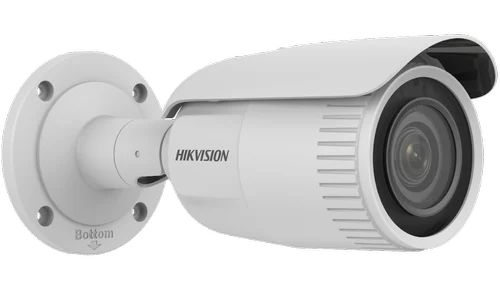 Cámara IP HikVision Bullet 2MP, lente Varifocal motorizado, WDR, micrófono integrado, PoE, IP67 --- DS2CD1623G0IZ