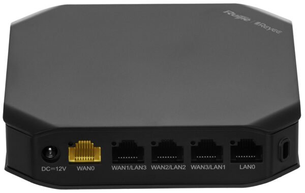 Router con WiFi Ruijie-Reyee, 4+1 GigaEthernet hasta 4WAN, soporta hasta 150 usuarios --- RG-EG105GW(T)