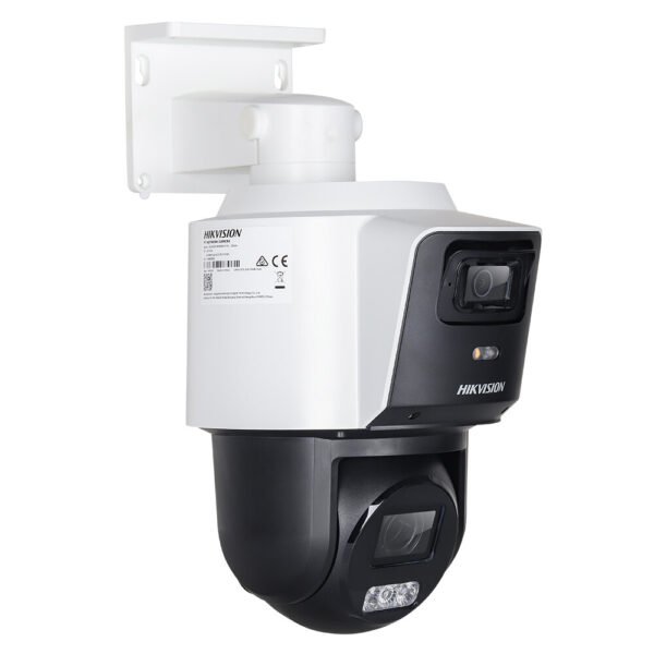 PTZ IP HikVision FlexVU 4MP, DarkFighter, AcuSense (SMD), Zoom óptico 4X & zoom digital 16X, IR 40m, PoE --- DS-2SE3C404MWG-E/14