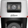 Cámara IP Wizcolor Lente Dual PT 4MP (2MP + 2MP), Protección perimetral, POE, SMD Plus, Audio&Mic --- IPC-PTS2249B-E2-S-PV-PRO