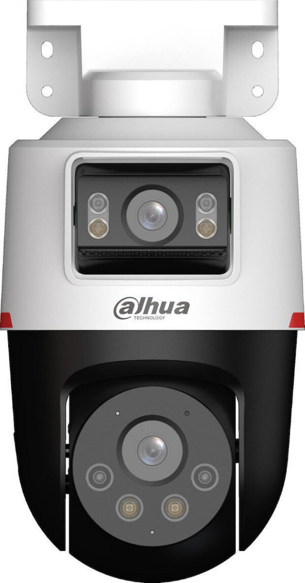 Cámara IP Wizcolor Lente Dual PT 4MP (2MP + 2MP), Protección perimetral, POE, SMD Plus, Audio&Mic --- IPC-PTS2249B-E2-S-PV-PRO